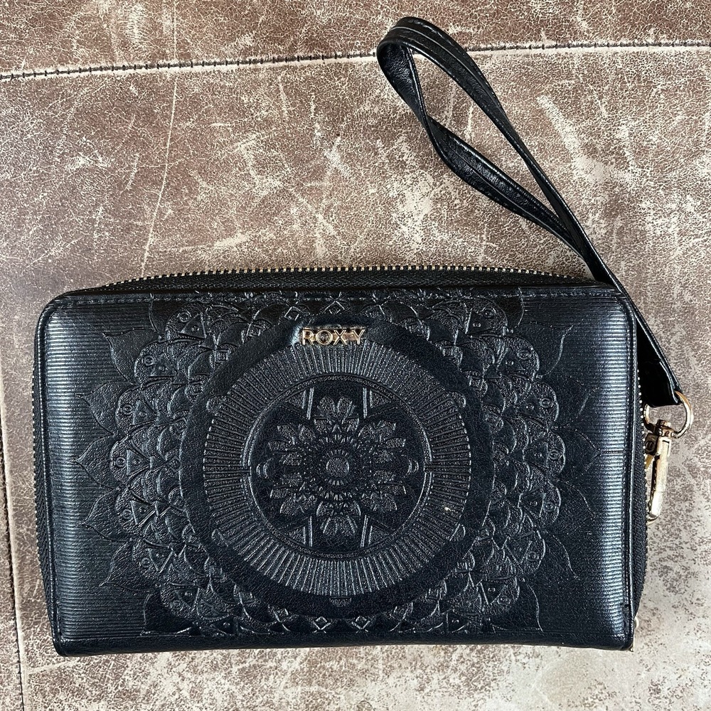 ROXY Back In Brooklyn Clutch Purse Portefeuille Zippé Femme Zipped Wallet Women